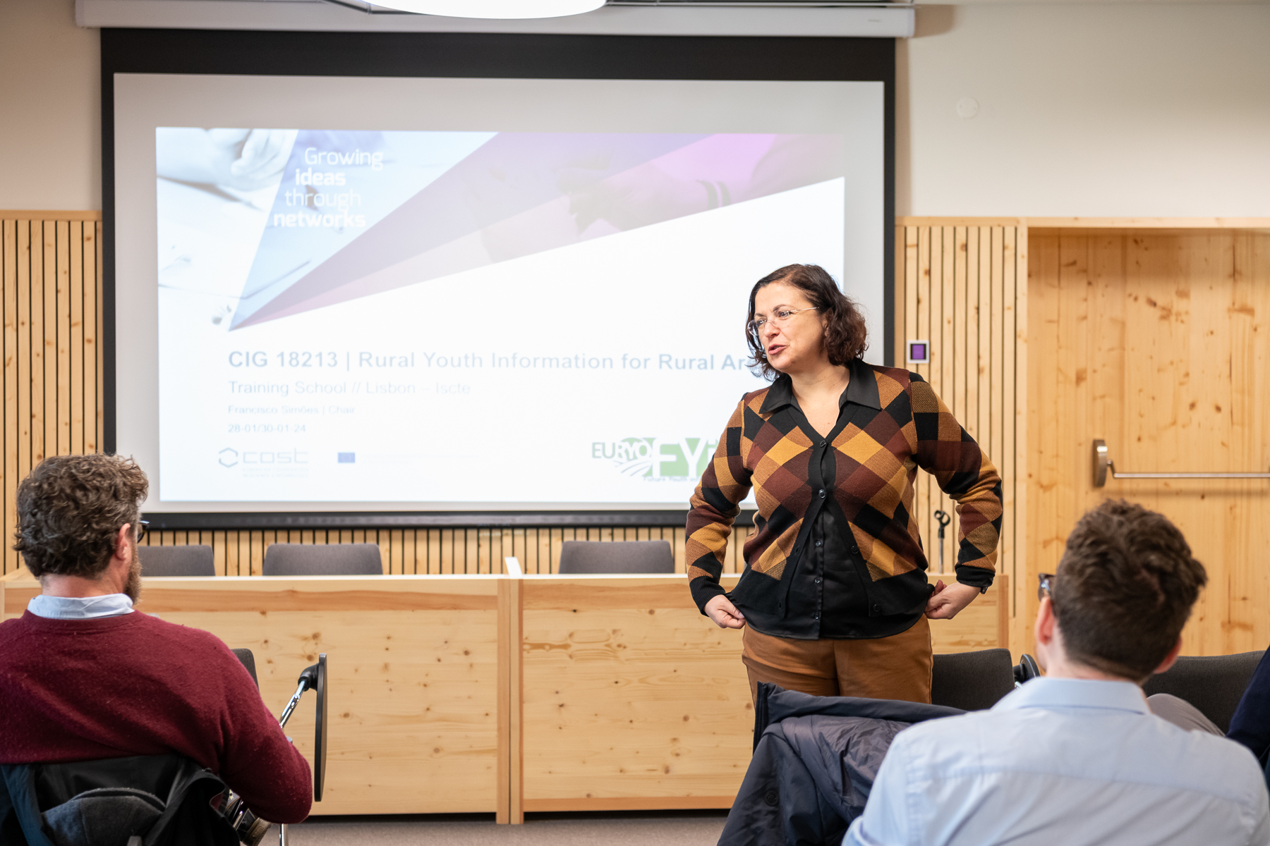 The Training School FYI-R , a Cost Action, took place at Iscte from 28-30 January 2025.Fotografia de Hugo Alexandre Cruz